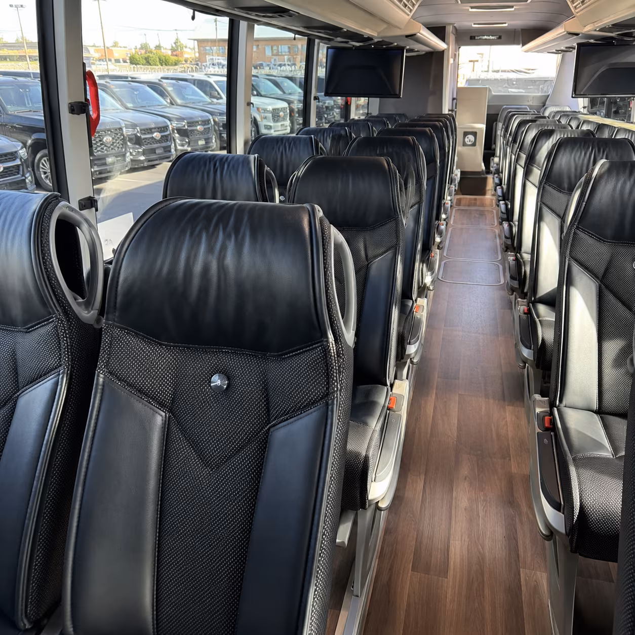 get a charter bus for long distance corporate travel to lax and san diego