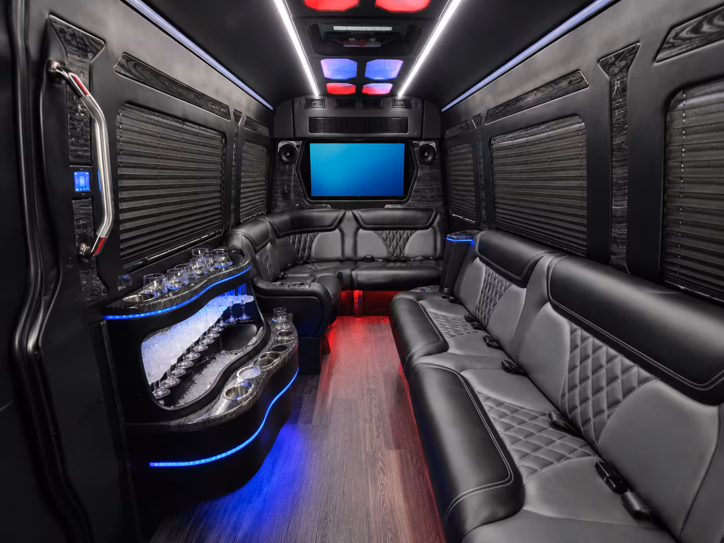 need ada accessible or high capacity buses for government events in redlands