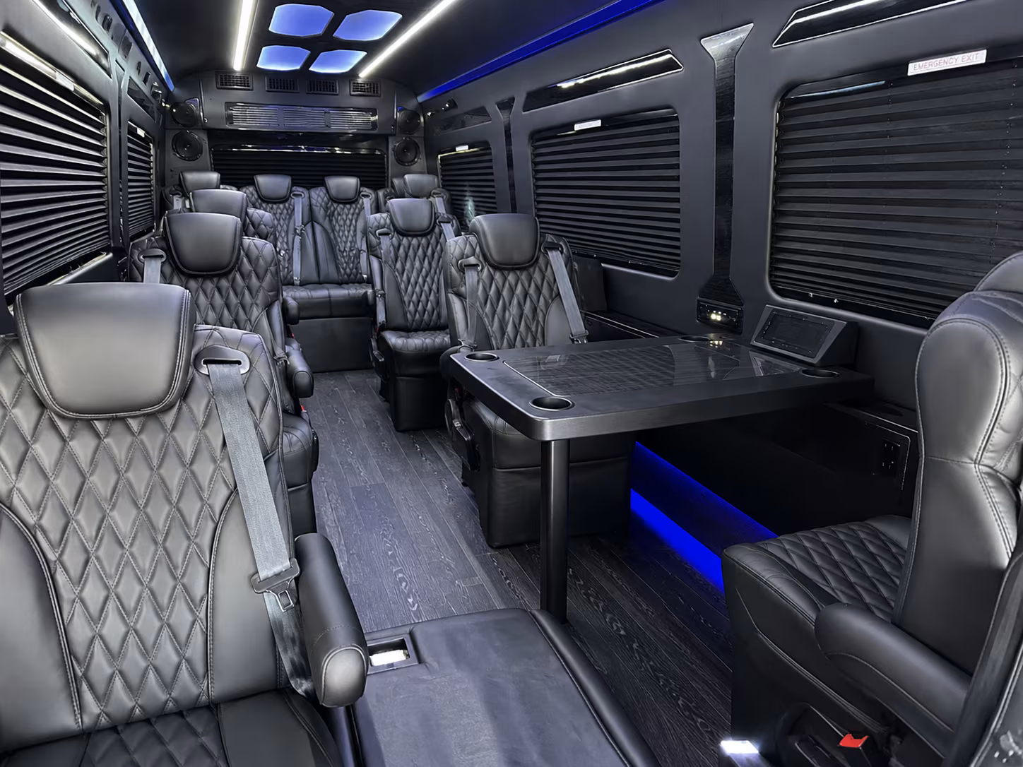 redlands airport transportation onboard seating
