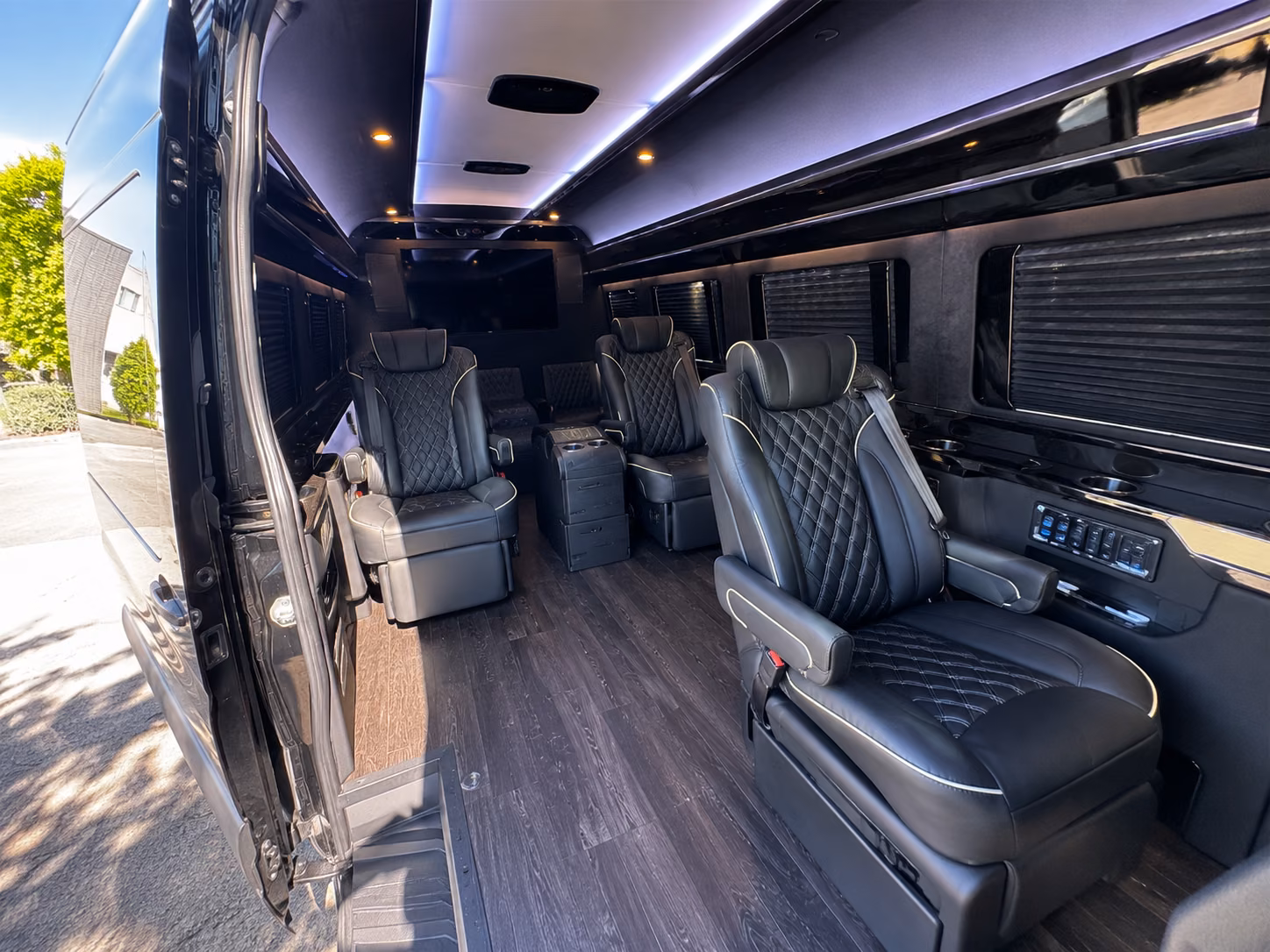 redlands long distance transportation onboard seating