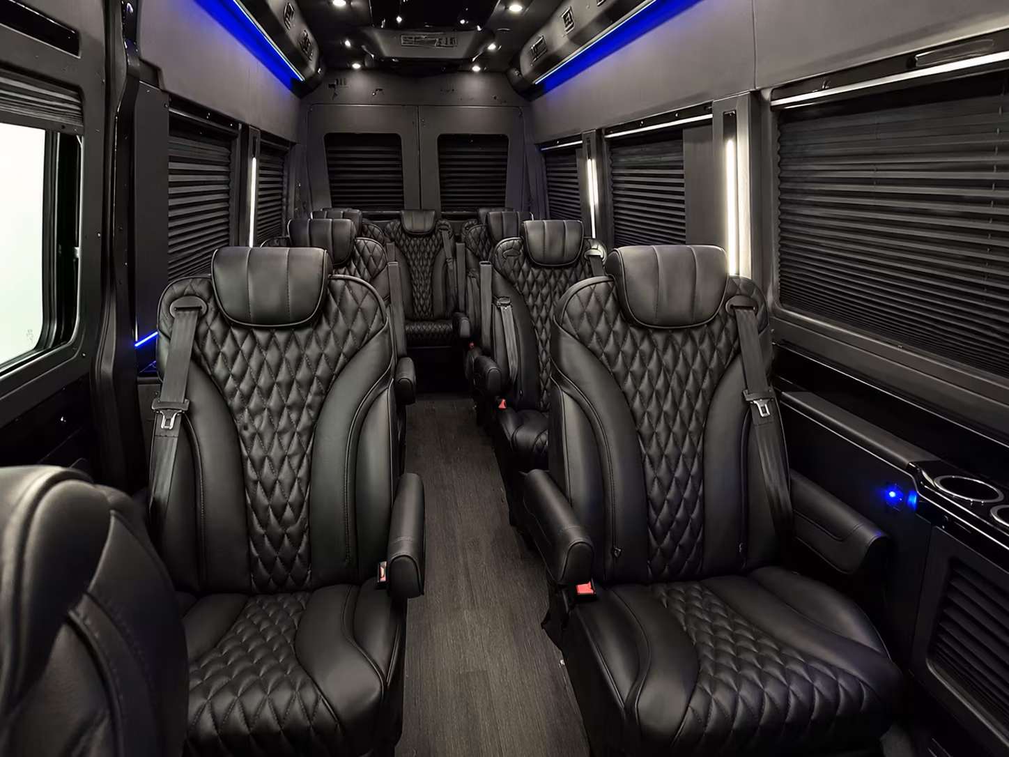 redlands sporting event transportation onboard seating