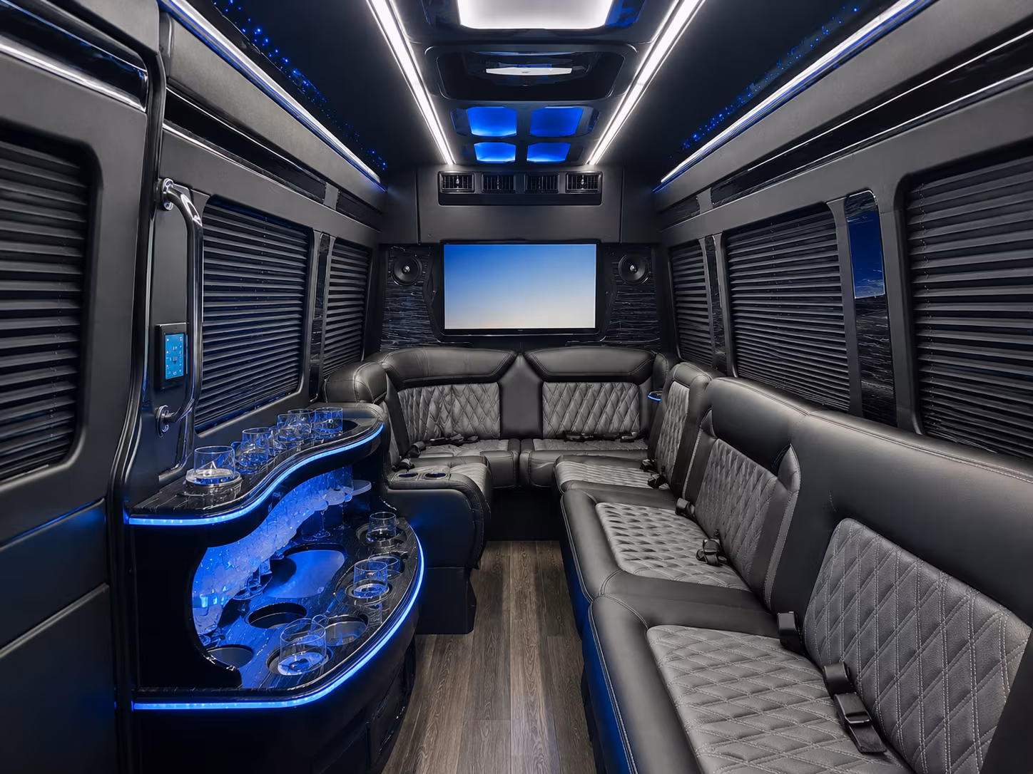 redlands wedding transportation onboard seating